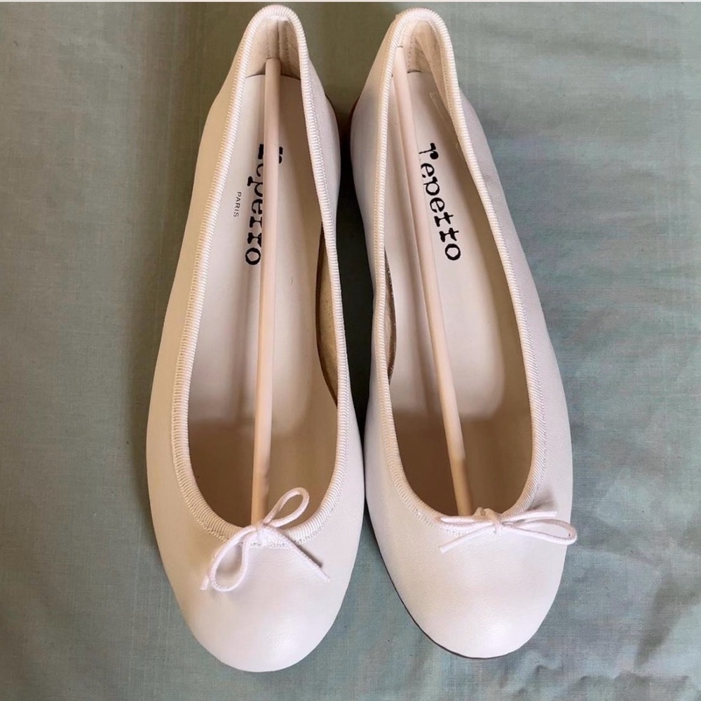 Repetto Women's White Ballet Flats